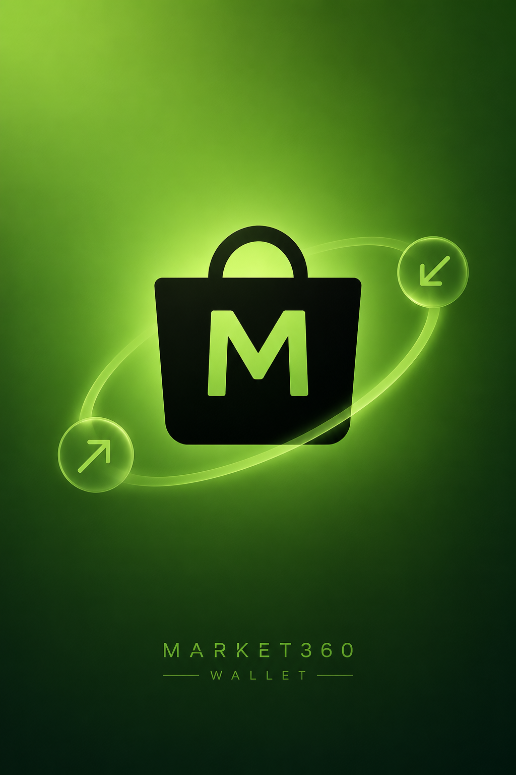 The Market360 wallet screen with a live balance